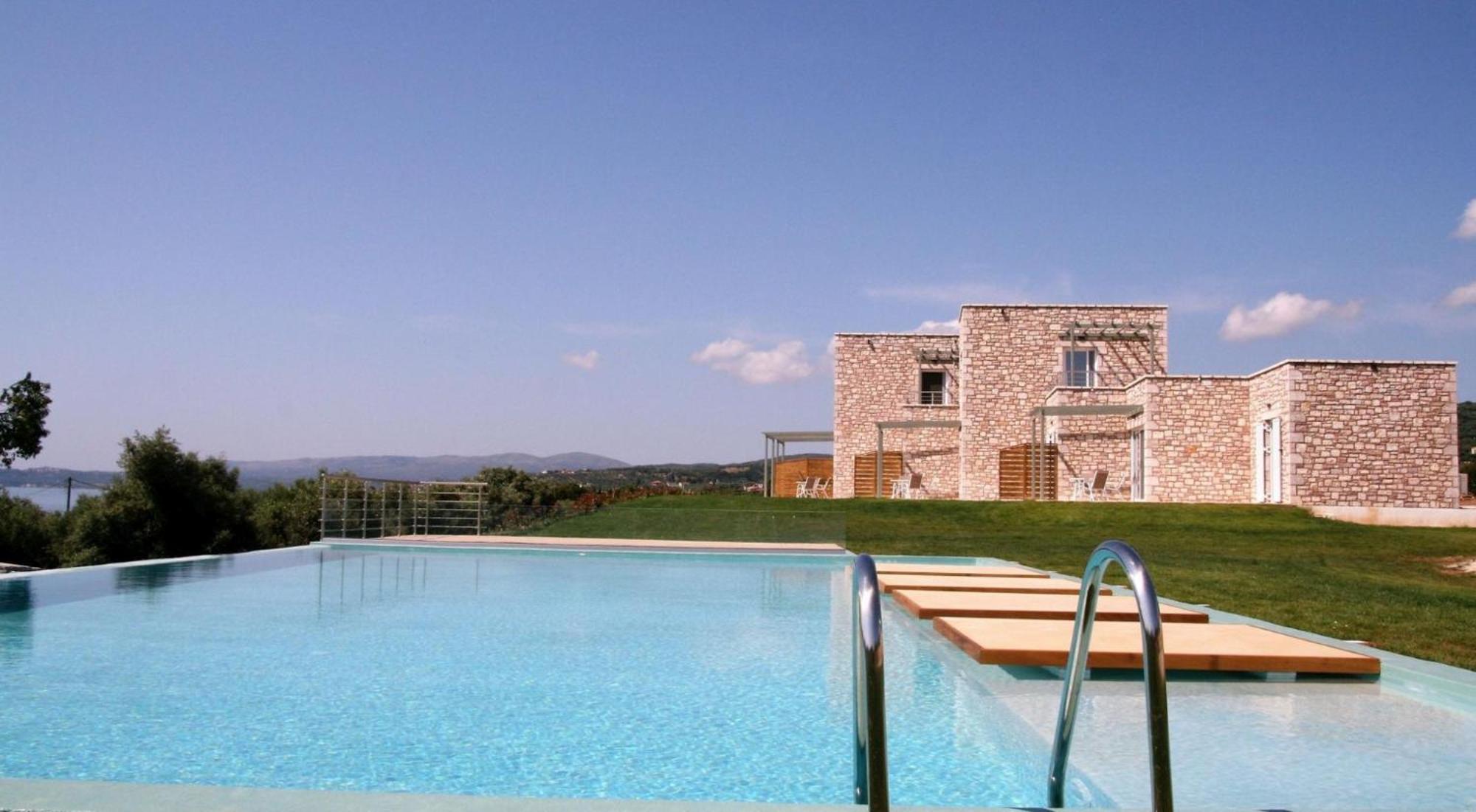 Stone Bay Houses In Messinia Kalamaki Beach Area Chrani Exterior foto